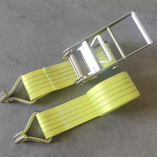 宽10cm10T货车捆绑带加厚固定带货物绑带拉紧器飞机带重型船用4寸