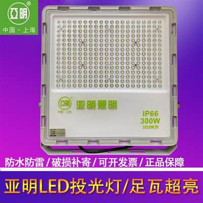 上海led投光灯超亮100W150W200W300W户外防水泛光灯射灯照明