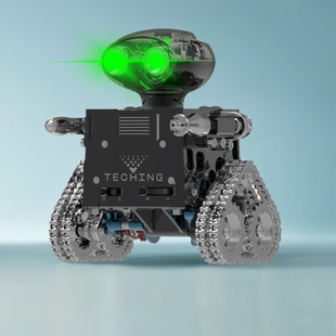 金属机器人拼装模型智能遥控电动土星文化合金组装瓦力玩具送男孩