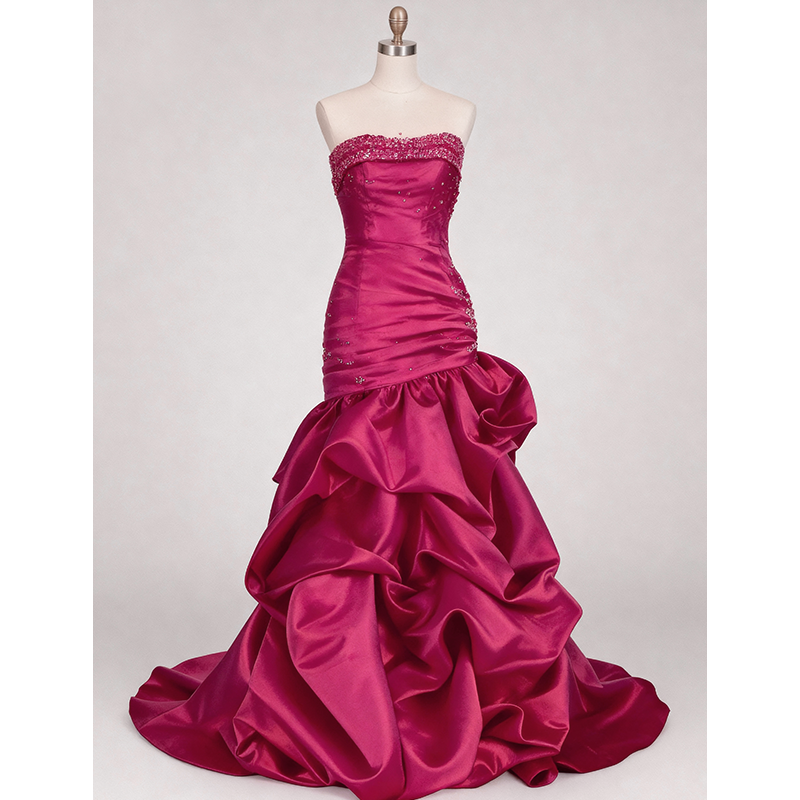 法式高级感小众轻奢抹胸艺考演出礼服成人礼生日主持聚会晚礼服裙