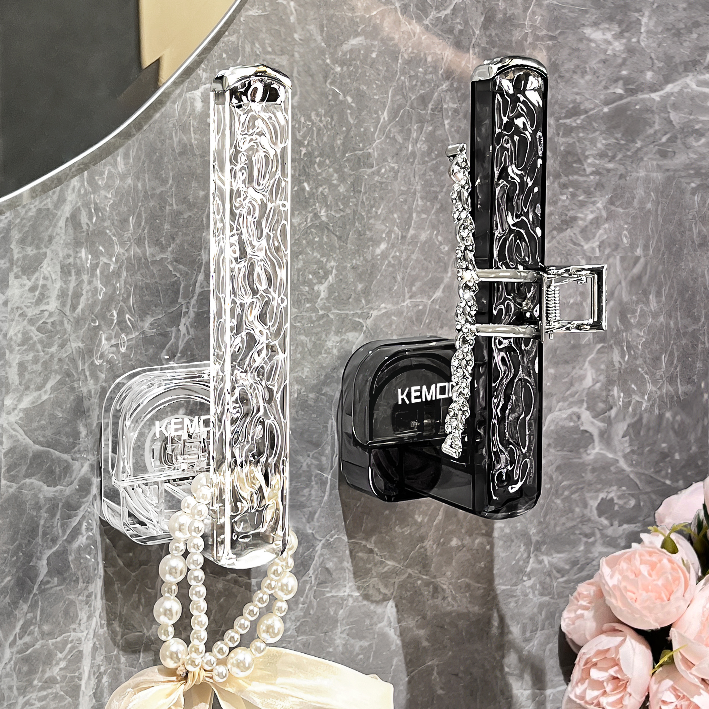 吸盘头绳挂钩多功能收纳盒