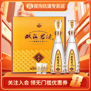节日送礼 20mL 双沟珍宝坊君坊礼盒装 500mL 2瓶 白酒52度