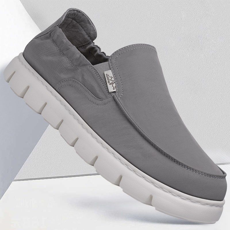 布鞋男夏季新款休闲运动透气防臭一脚蹬开车懒人男士冰丝帆布鞋子,流行男鞋,布鞋,淘宝优惠券,粉丝福利购,淘宝优惠卷