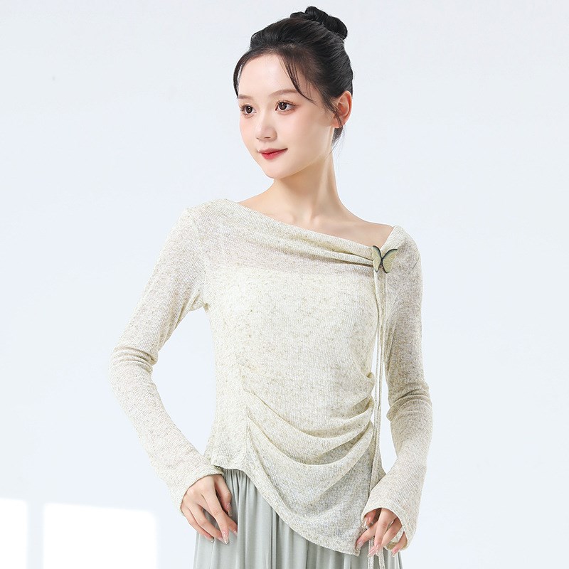 舞蹈服练功服f女新款现代舞形体服成人日常训练修身身韵古典舞上