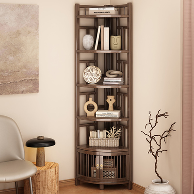 角柜转角柜墙边三角形落地置物架墙角墙边多层收纳客厅拐角收纳柜