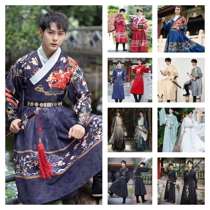 宋制伴娘古装全套汉服男租赁