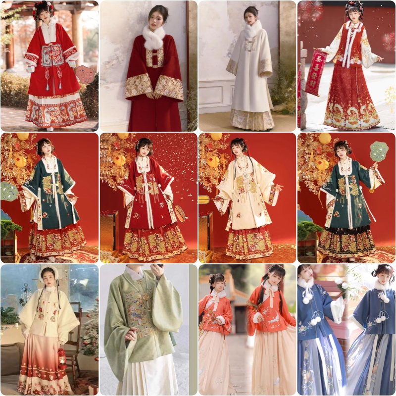 租秋冬季新款汉服斗篷