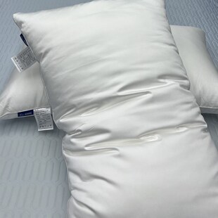 捡漏60支纯棉枕芯单人q全棉枕头一对星级酒店专用不塌陷不变形柔