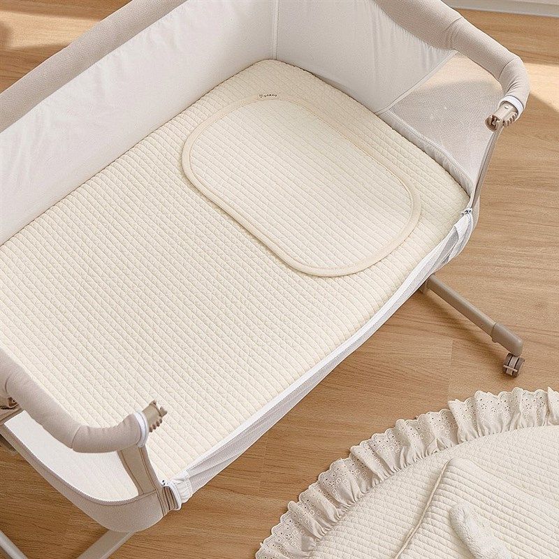 婴儿摇篮床床笠纯棉绗缝床垫套新生儿椭圆床单宝宝圆床床罩可定制,婴童用品,床单,淘宝优惠券,粉丝福利购,淘宝优惠卷