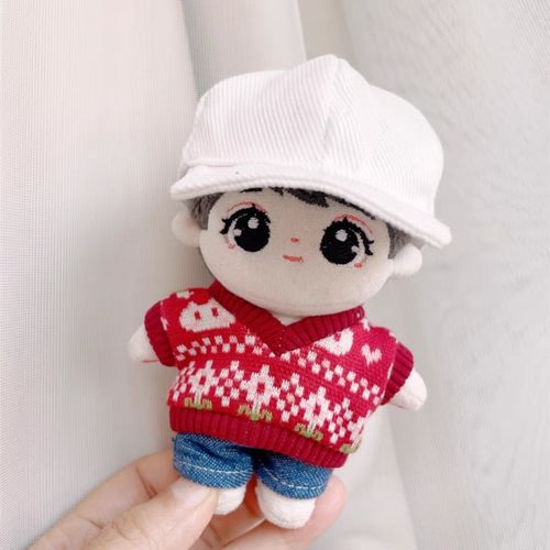 10cm娃衣棉花娃娃衣服马甲背心胖胖体海星体可穿裤子Y套装春秋季