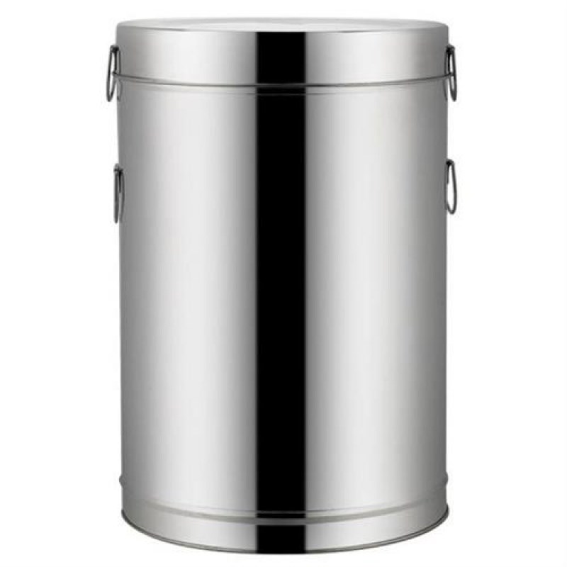 米桶家用防虫防潮密l封桶面50斤米缸10面粉储存罐304不锈钢装米箱