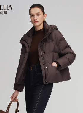 歌莉娅冬季新品超轻插肩袖羽绒鹅绒服1ENC8B160