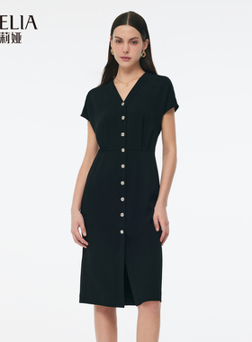 歌莉娅夏季新品三醋酸连衣裙1E4L4K0F0