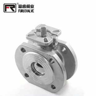 薄型球阀不锈钢高平台对夹式超薄型意大利Q71-16P平台法兰球阀