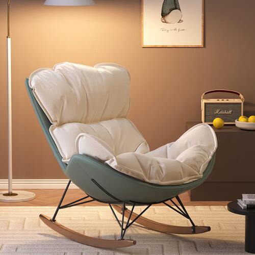 阳台躺椅龙虾可躺休闲摇摇椅房间家用可睡懒人沙发卧室单人小沙发