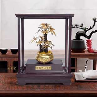 發(fā)財樹擺件公司辦公室招財喬遷新居裝 飾品朋友開店開業(yè)大吉送禮
