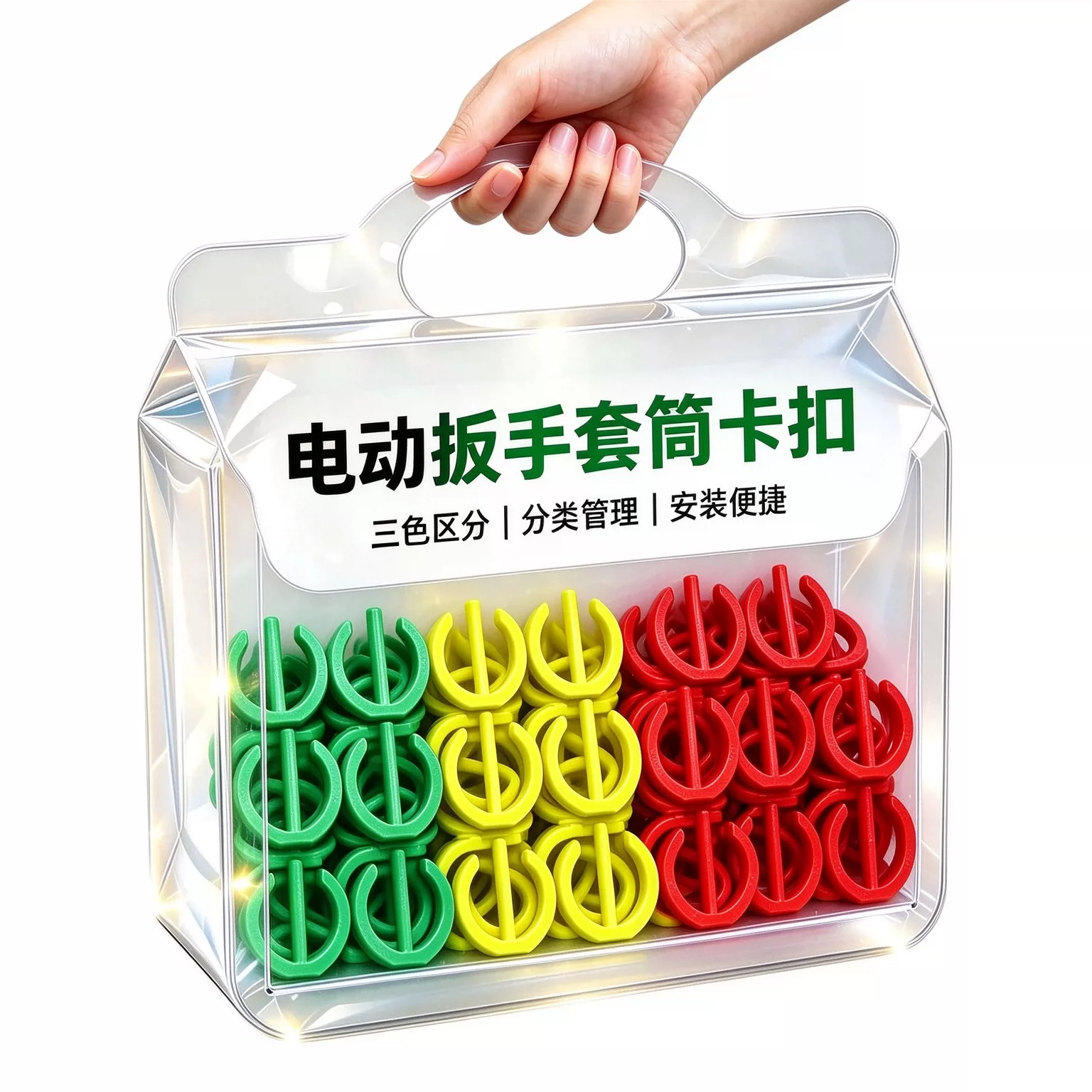 新款电扳手套筒固定卡扣1/2大飞套筒专用8-22号固定卡扣安装快捷