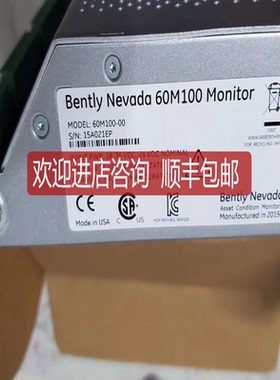 Bently Nevada 60M100 Monitor本特利控制器60M100-00 询价