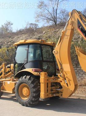 Excavatorloder建筑工XUP地挖掘装载体一机 园林果园a用挖 掘装载