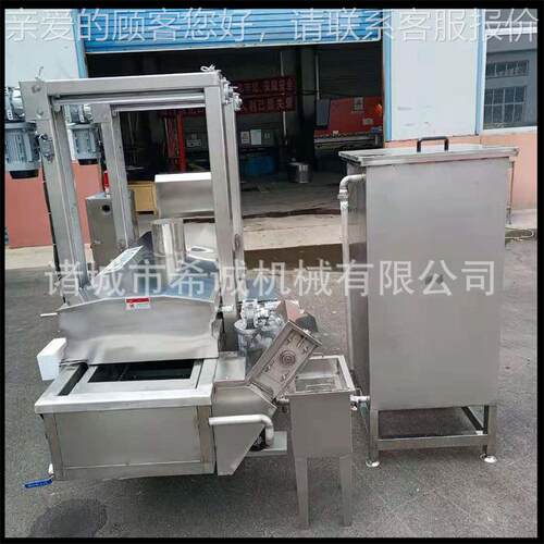 全自 动薄脆式油炸机连续煎饼果子薄设脆油炸机备山XDV药薄脆油炸