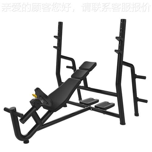 杰8森21354S36卧平推房架商用健身平推举重床