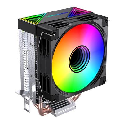 塔式二铜管cpu散热器机箱电脑温控argb风冷inter静音全平台2热管