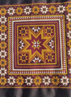 瑶族特色刺绣挂画绣花挑花装饰品民族风民宿酒吧布艺挂件创意礼品