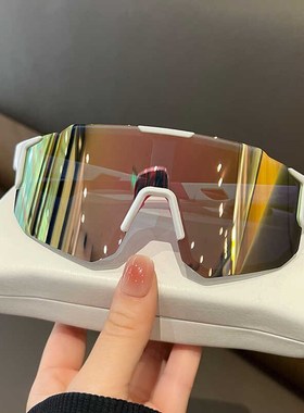 骑行眼镜偏光变色户外运动v风镜防风沙登山地公路自行车男徒步护