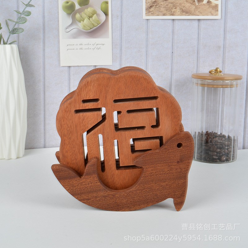 实木隔热垫家用木质锅垫餐桌碗垫菜垫子盘子碗碟防烫砂锅木垫杯垫