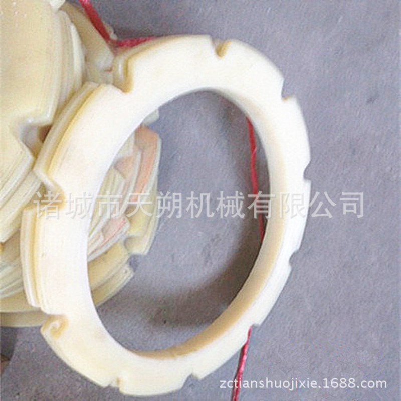 齿圈  导向轮撑轮圈 尼龙齿圈 家禽屠宰流水线导向轮齿圈