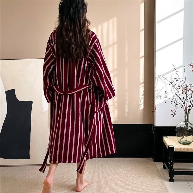 动物森林浴袍亲肤纯棉亲子睡袍柔软全棉带帽长款吸水成人家居服