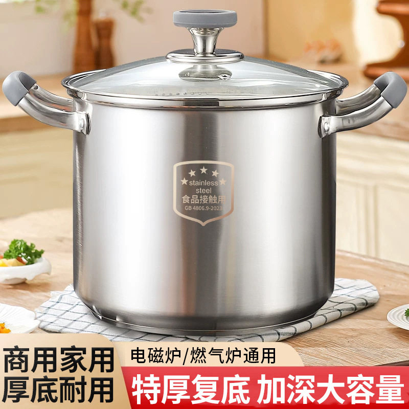 德国WMF福腾宝不锈钢汤锅特厚家用食品级蒸锅电磁炉锅燃气灶专用