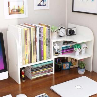 简易书桌上学生书架儿童小型置物架家用桌面书柜办公室收纳省空间