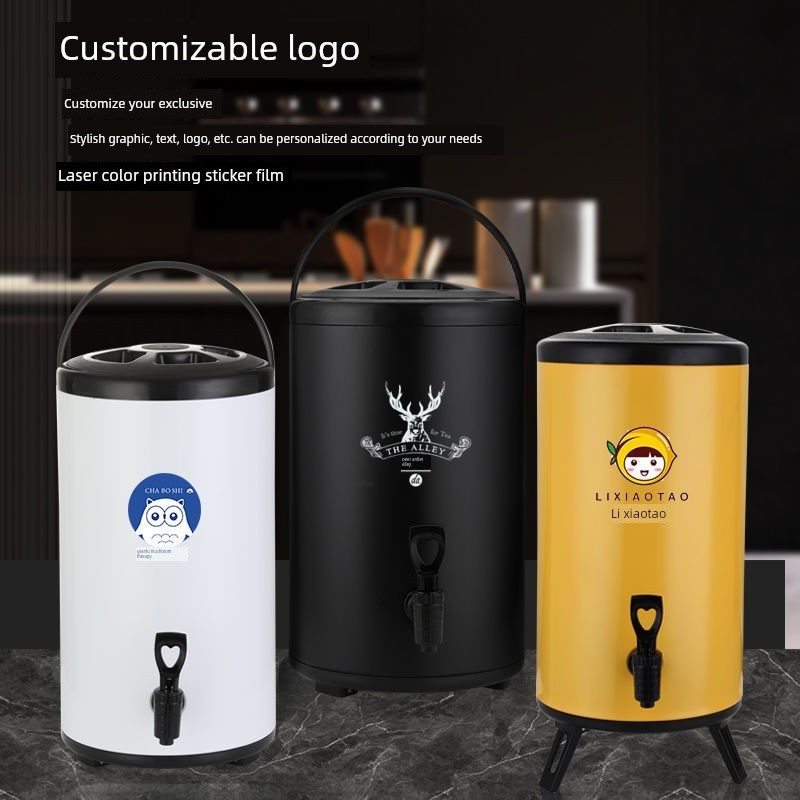 保温桶带龙头奶茶桶彩色不锈钢咖啡豆浆甜品店保冷冰桶商用可定制,厨房电器,商用保温锅/保温桶,淘宝优惠券,粉丝福利购,淘宝优惠卷