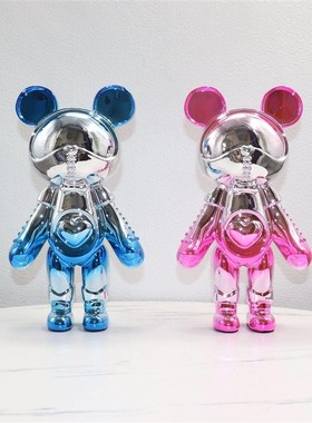 星际熊公仔柜轻奢1潮玩大摆件z客厅电视装玄关样家板房居软装饰礼