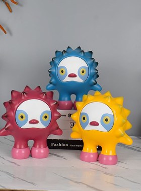 简约现代样板间客厅电视柜卡通创意海G星雕塑摆件儿童房家居装饰