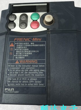 富士C1S变频器0.4KW 二手拆机 FRN0D.4C1S-4C 380v 质保保证 包好
