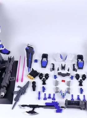 现货 大班蓝异端PG1/60 双装炮全装备送带金属件支架 拼装模型