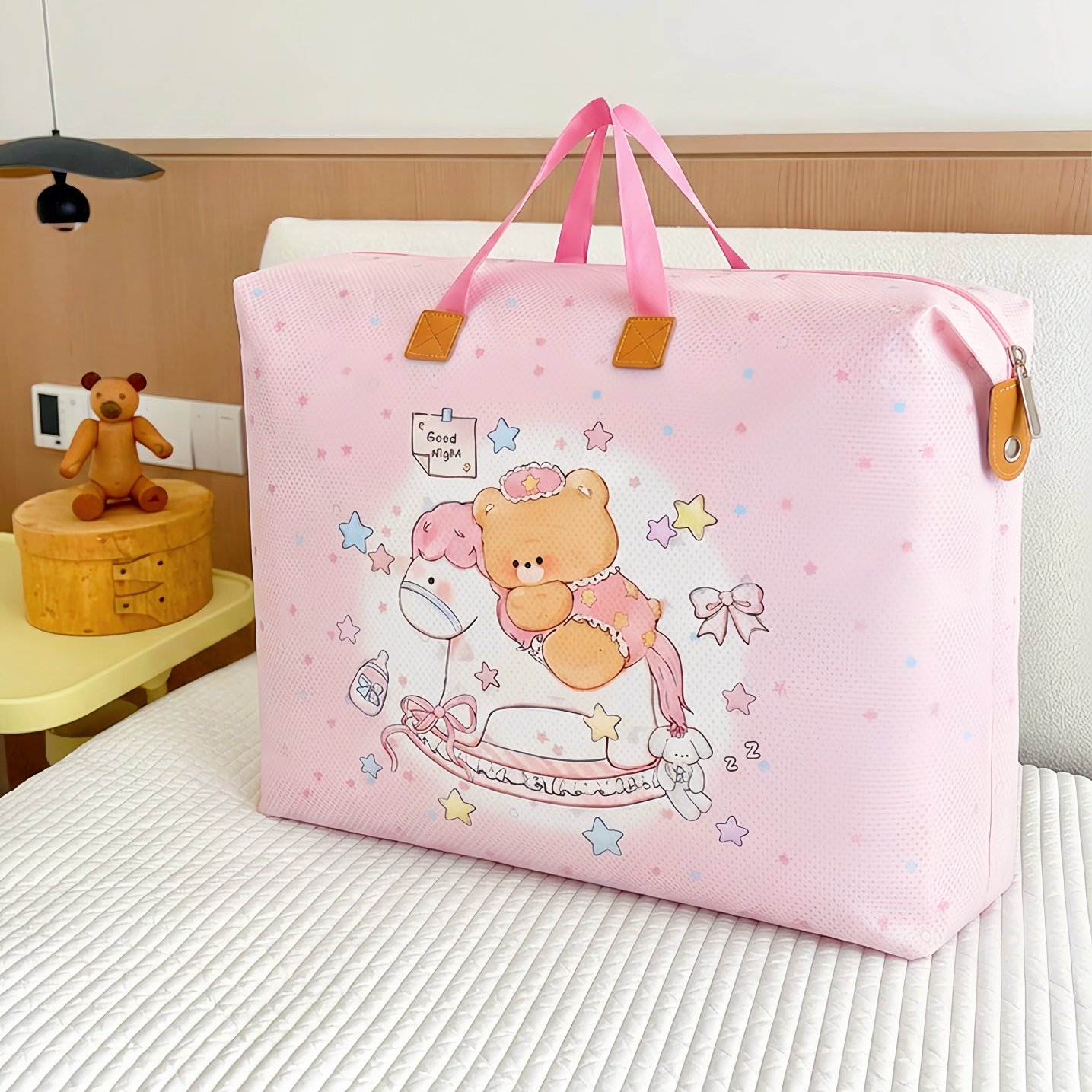 幼儿园被子收纳袋宝入衣服