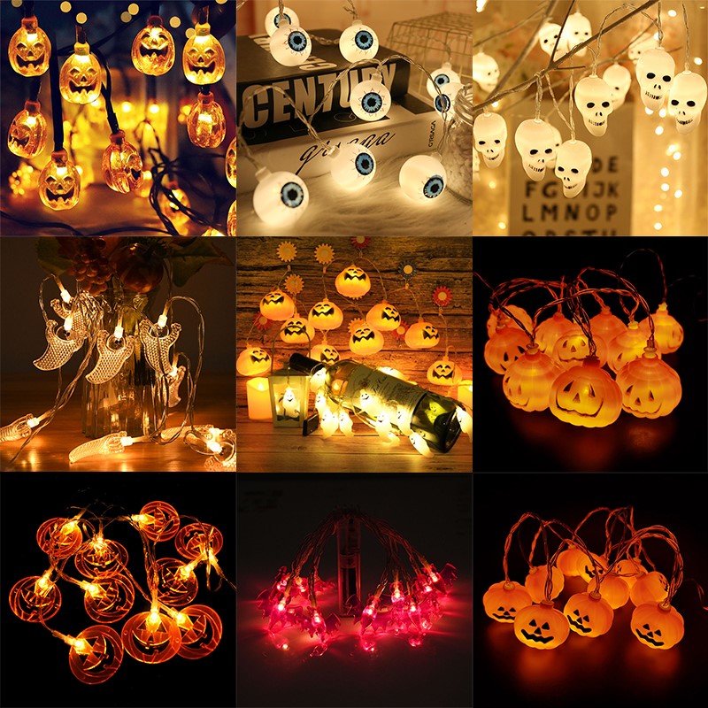 150cm 10LED Halloween LED String Lights Portable Pumpkin 节庆用品/礼品 南瓜灯 原图主图