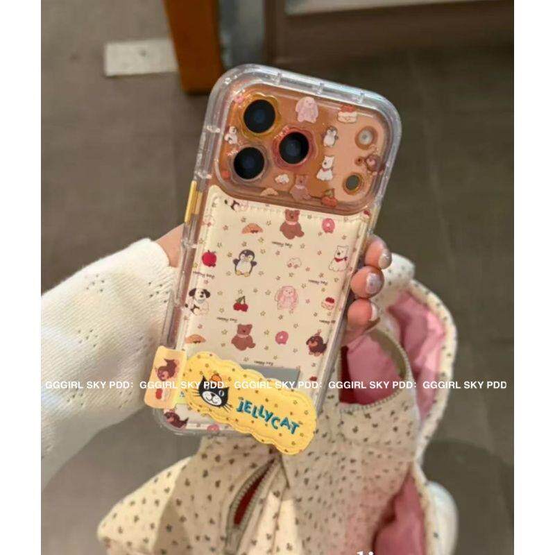 日韩星星布偶动物适用iPhone15苹果16promax手机壳17promax潮款13