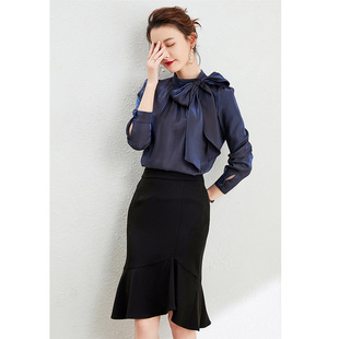 時(shí)尚 前臺(tái)工作服制服 氣質(zhì)女神范職業(yè)女裙套裝 日本品質(zhì)2021春秋新款