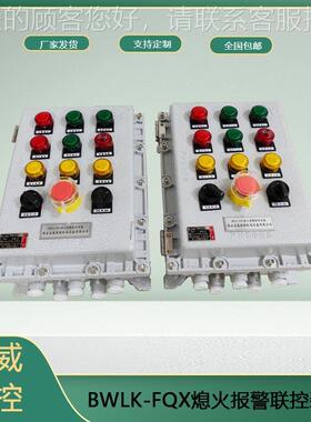 煤化工防爆熄火保护置 熄火控阀厂BWLK-FQX装L置B装WK-FQX