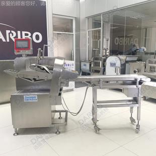大W型商用淀粉火腿切切 多功能淀WEB粉肠切割片机全自动方火片腿