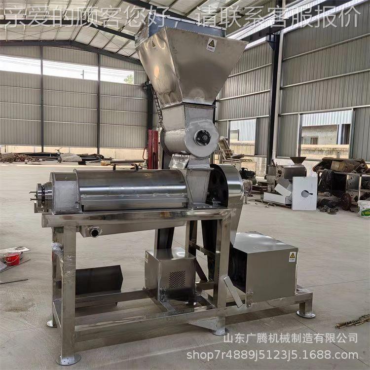 杨不锈钢秋梨梨膏榨碎汁机 酒果梅大型商用压榨机 QTA工业水果破