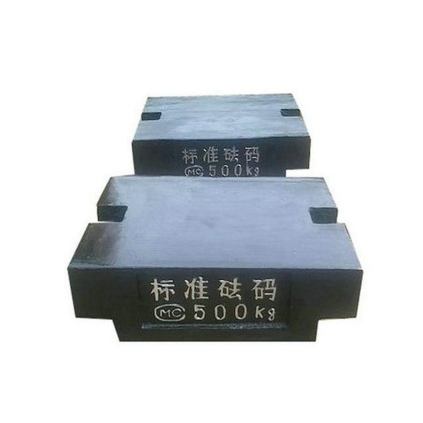 厂供砝码500K铸铁砝码500KG标准砝码方形砝码500KG可叉可吊包邮