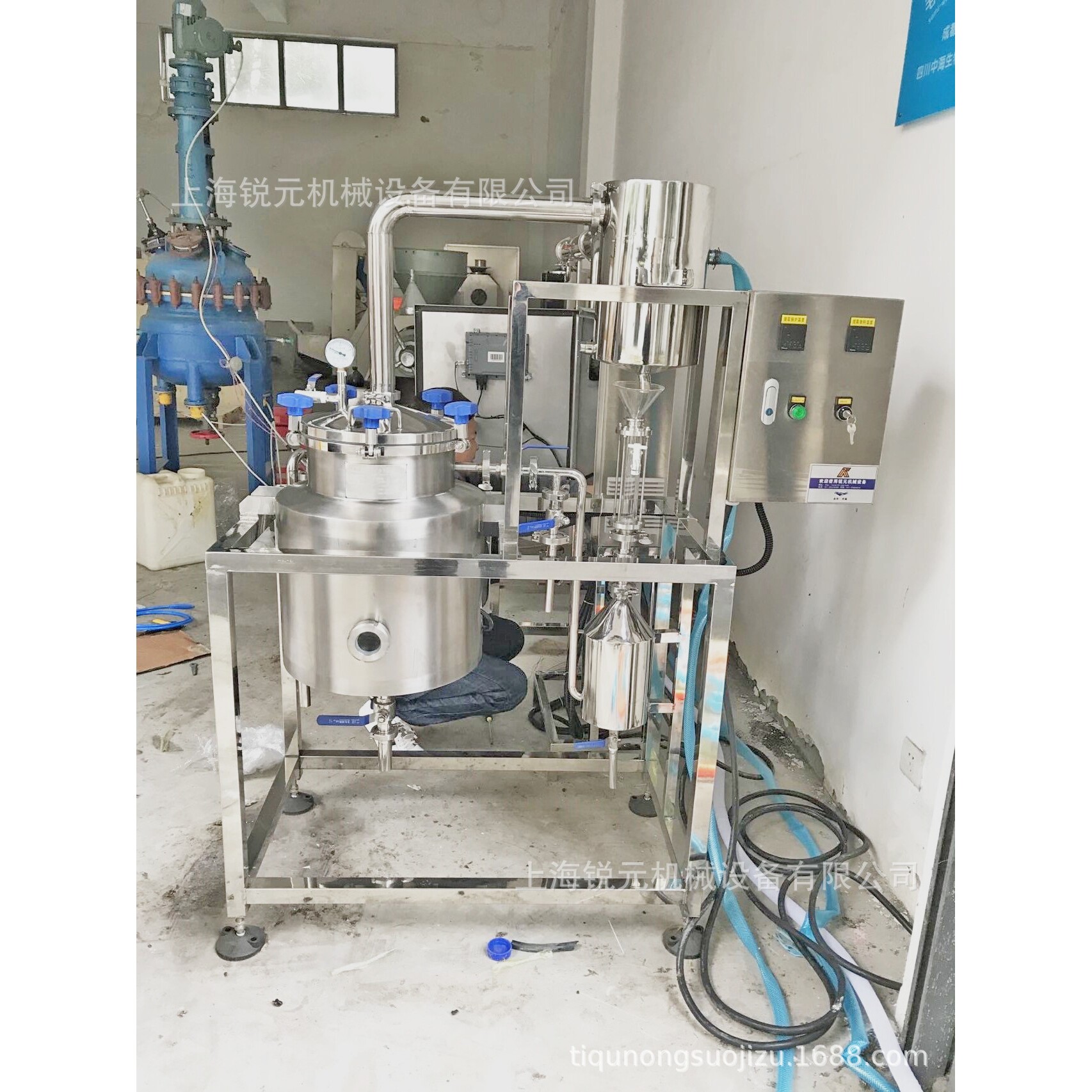 工业生产用植物精油提取设备|纯露萃取生产线