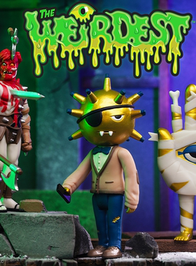 Super7 THE WEIRDEST波6创伤炸弹木乃伊之手戈尔战士经典潮玩手办