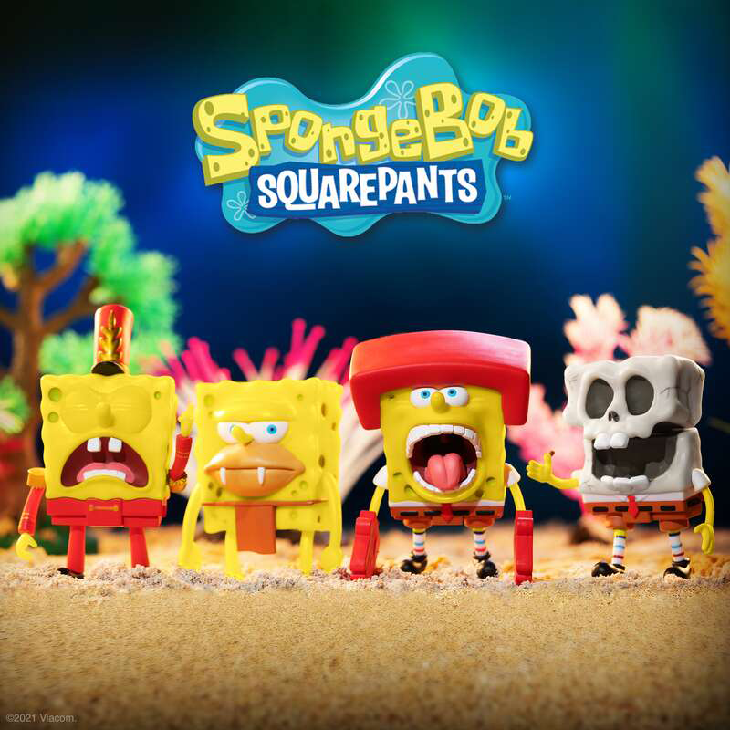 海綿寶寶卡通玩具SUPER7