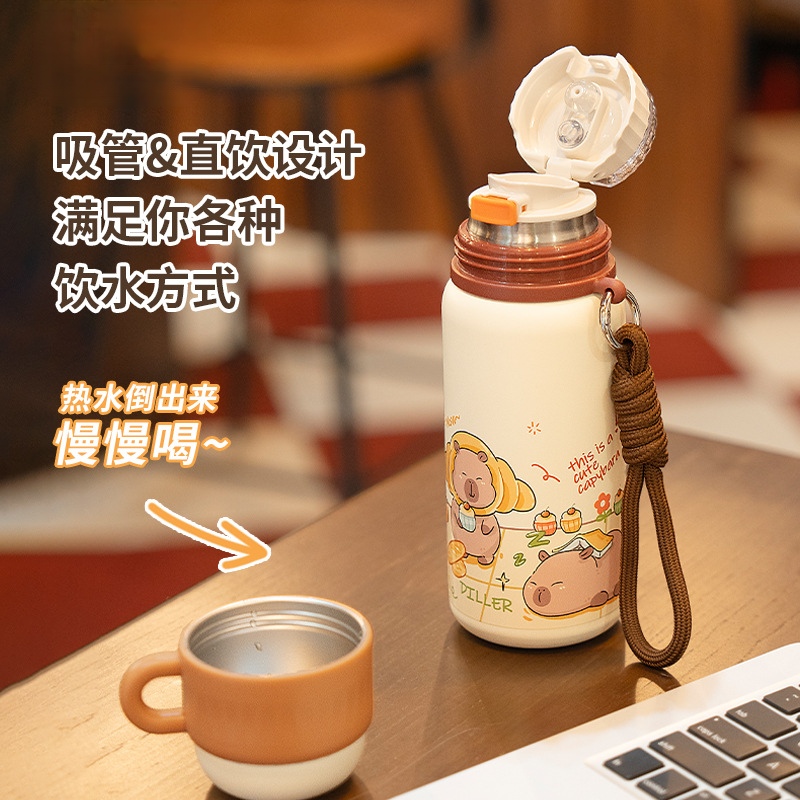保温保冷卡通插画不锈钢